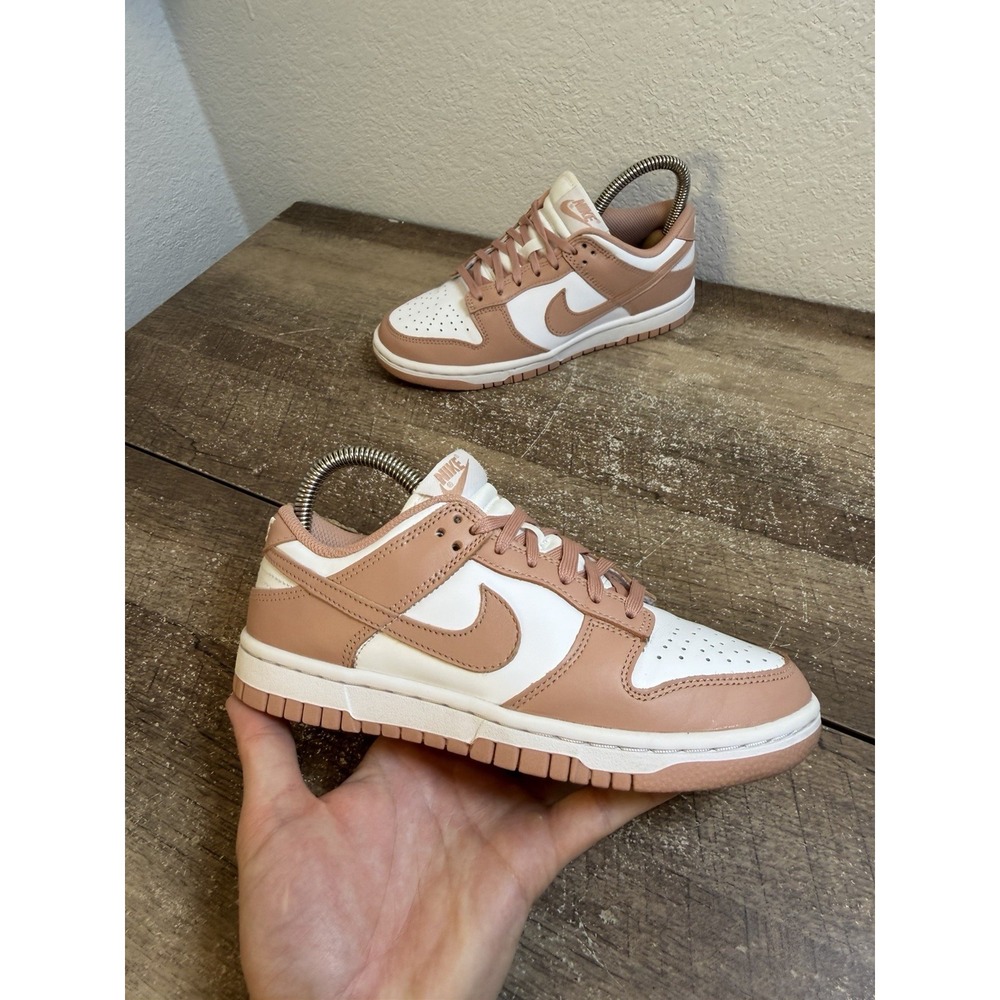 Nike Dunk low Rose Whisper W | Woman's Size 5 Pink/White Shoes Sneakers